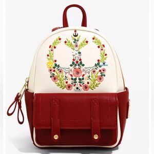 Loungefly floral rebel backpack